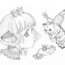 Pencil Work And Sketches Manga Coloring Book Sketches Colorful Drawings