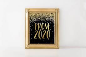 Prom 2020 Printable High School Prom Decorations Black And Etsy In 2020 Prom Decor Graduation Party Signs Prom Photo Prop