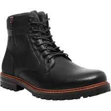 steve madden mens m mansol lace up combat boots with side