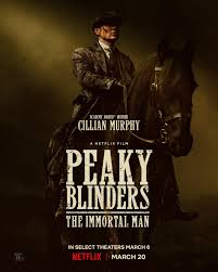 A Shot  First poster for the PEAKY BLINDERS movie Starring Cillian  Murphy Barry Keoghan Rebecca Ferguson and Tim Roth Releasing March 20  on  Instagram
