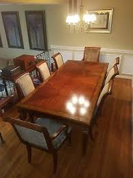 The pieces are selected to create a comfortable, functional at club furniture we are proud to say that our dining room sets are handcrafted from the highest quality materials. Excellent Quality Ethan Allen Goodwin Dining Room Table Ebay
