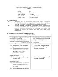 Materi pembelajaran lingkaran kelas 8 semester 2 tahun ajar. Rpp Kelas Viii Pert 2 Pgl
