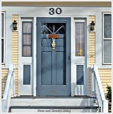 Front Door With Storm Door Matching Storm Door To Front Door Color Painted Front Doors Front Door Colors Painted Storm Door