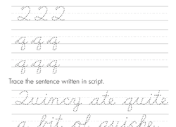 Maybe you would like to learn more about one of these? Cursive Practice Printable Worksheets Education Com