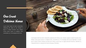 Foody Food And Restaurant Powerpoint Template Food Foody Restaurant Template Foodie Food Delicious
