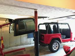 It would be a major project getting up into the attic (i have a very low attic, crawl only). Diy Hardtop Hoist Jeep Wrangler Tj Forum