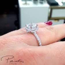 Unique A Jaffe Engagement Ring With Intertwined Diamond Halo Ovalengagementring Favorite Engagement Rings Engagement Ring Styles Wedding Rings Engagement