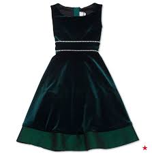 Holiday Card Inspiration This Hunter Green Velvet Dress Girls Velvet Dress Rare Editions Girls Dresses Kids Dress