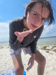 Baby puffer fish caught in sound