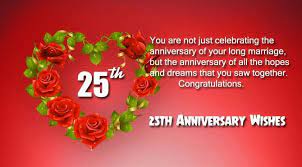 Wish you a very happiest marriage anniversary। wedding anniversary wishes for big brother and bhabhi. 25th Wedding Anniversary Wishess Wedding Anniversary Wishes 25th Wedding Anniversary Wishes Happy 25th Anniversary