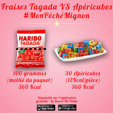 Comparaison Calories Fraises Tagada Haribo Vs Apericubes Secret Du Poids Calories Des Aliments Perdre Du Poids Regime