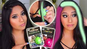 Hair chalking tips for black hair. Does Colorpop Hair Chalk Work On Dark Hair Youtube