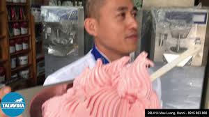 Sản xuất kem Gelato vị Dâu Tây tại VUA KEM