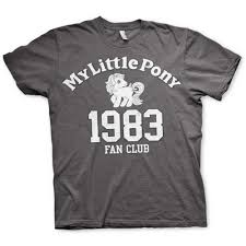 We did not find results for: My Little Pony Herren Tshirt 1983 Fan Club Grau Attitude Deutschland
