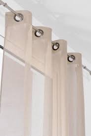 Cliquez sur les photos pour les agrandir. Voilage Tamisant Voile De Lin Naturel L 145 X H 260 Cm Leroy Merlin