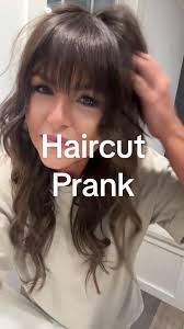 God bless him. I guess I’ll never know the real truth 😆 #husbandprank  #husbandandwife #haircut #bangs #husbandandwifepranks #prank
