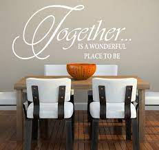 Find inspiration and comfort through our creatively designed scripture wall decals. 15 Awesome Dining Room Wall Decals Home Design Lover