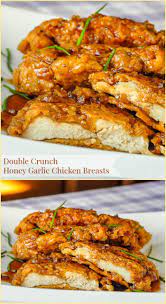 Double Crunch Honey Garlic Chicken Breasts Millions Of Views Online Recipe Chicken Dishes Easy Chicken Recipes Recipes
