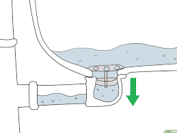 Auffällig ist hier, dass der wasserstand im toilettenbecken am. Einen Badewannenabfluss Frei Machen Wikihow