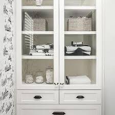 It sits just over 6′ tall, and is the perfect place to store towels and other bath toiletries. Built In Linen Cabinet Design Ideas