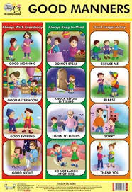 good manners chart manners preschool manners for kids