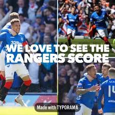 Rangers football club is a scottish professional association football club based in govan, glasgow. We Love To See The Rangers Score Welovetoseethe2 Twitter