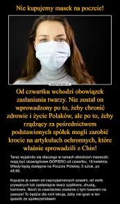 Sklep może nie obsłużyć klienta bez maseczki. Nie Kupujemy Masek Na Poczcie Od Czwartku Wchodzi Obowiazek Zaslaniania Twarzy Nie Zostal On Wprowadzony Po To Zeby Chronic Zdrowie I Zycie Polakow Ale Po To Zeby Rzadzacy Za Posrednictwem Podstawionych Spolek