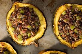 Stuffed Acorn Squash Recipe Recipe Acorn Squash Recipes Rice Stuffing Recipes Squash Recipes