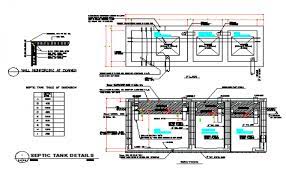 Septic Tank Detail Design Drawing Septic Tank Design Septic Tank Plumbing Design