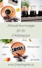 Holunderbeerensuppe Fur Kinder Vitamin C Booster In Der Erkaltungszeit Beeren Holunderbeerensaft Und Holunderbeeren