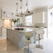 Open kitchens united with dining or living spaces have become a norm already, even if the rest of the home doesn't have any open layouts. Choose Classic Elegance Kitchen Islands That Really Work In Open Plan Spaces Housetohome Co Uk Kitchen Interior Home Decor Kitchen Modern Kitchen