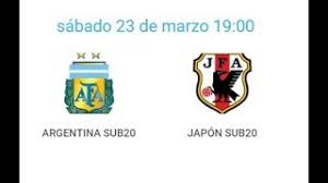 Apr 27, 2021 · examen: 23 03 2019 Pinatar Football Sub20 Argentina Japon Youtube