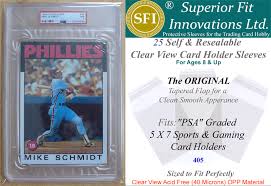 Where to get cards graded. Superior Fit Sleeves For Psa Graded 5 X 7 Cards