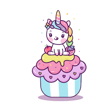 Isn't this unicorn cake just adorable? Cupcake Unicorn Wallpapers Wallpaper Cave