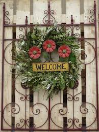 Pin By Rod Works On Gallery Walls Garden Art Crafts Garden Gate Decor Yard Decor