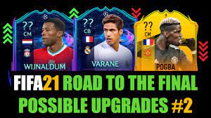 However, the biggest news is that ea has put a third set of road to the final cards into packs. Fifa 21 Road To The Final All Upgrades Predictions W Varane Rebic Pogba Alaba Icardi Youtube