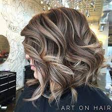 As exemplified here, blond hair with brown lowlights and blonde highlights create a more natural vibe. Balayage Brown And Blonde Short Hair Novocom Top