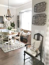 The last time i specified a red paint color for a dining room was about eight years ago. Farmhouse Paint Color Farmhouse Interior Paint Color Neutral Farmhouse Paint Color Agreeable Gray By Sherwin W Farmhouse Dining Room Farmhouse Interior Home