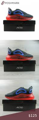 Nike Air Max 720 Athletic Shoes Black Red Blue In 2020 Nike Air Max Casual Running Shoes Nike Air