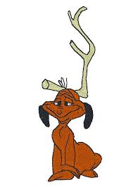 Max Dog Reindeer Grinch Embroidery File Download This File Is The Image Of Max The Grinch S Do Machine Embroidery Christmas Machine Embroidery The Grinch Dog