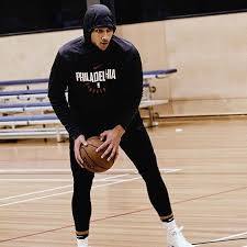 Talent Is First The Rest Is Training Ben Simmons At The Court Trust The Process Training Nba Basket Basketball Thisiswhy Ben Simmons 76ers Hoodie Simmons