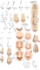A bunch'o tutuorials | Nose drawing, Anime nose, Art tutorials