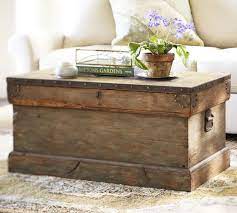 Vintage wood trunk coffee table. Diy Pottery Barn Inspired Trunk Diy Swank Pottery Barn Trunk Home Decor Decor
