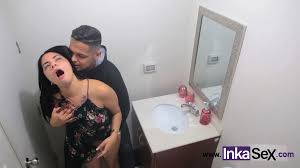 Dad Catches His Step Daughter in the Bathroom Sniffing Around