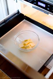 Place the plate into the microwave and heat on high power for 5 seconds. Soften Butter Quickly With This Trick Sally S Baking Addiction