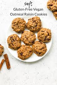Soft Gluten Free Vegan Oatmeal Raisin Cookies Living Well With Nic Recipe Vegan Oatmeal Raisin Cookies Soft Oatmeal Raisin Cookies Oatmeal Raisin Cookies Chewy