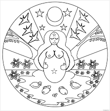 Discover all our printable coloring pages for adults, to print or download for free ! Spring Mother Goddess Mandala Coloring Pages Mandala Coloring Pages Coloring Pages For Kids And Adults