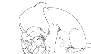 Lion king kovu and kiara coloring pages. The Lion King 73652 Animation Movies Printable Coloring Pages