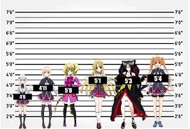 height chart high school dxd universe amino