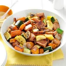 Roasted Kielbasa Vegetables Recipe Kielbasa Recipes Recipes Healthy Cooking